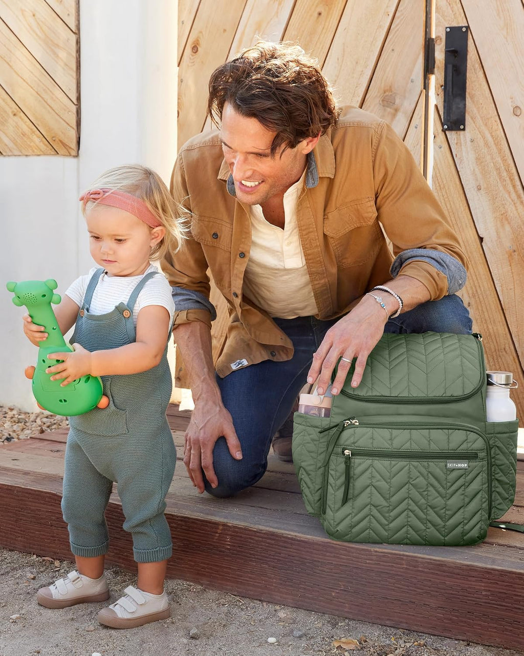 Skip Hop Mochila Bolsa de Pañales: Forma, Bolsa de viaje multifunci...