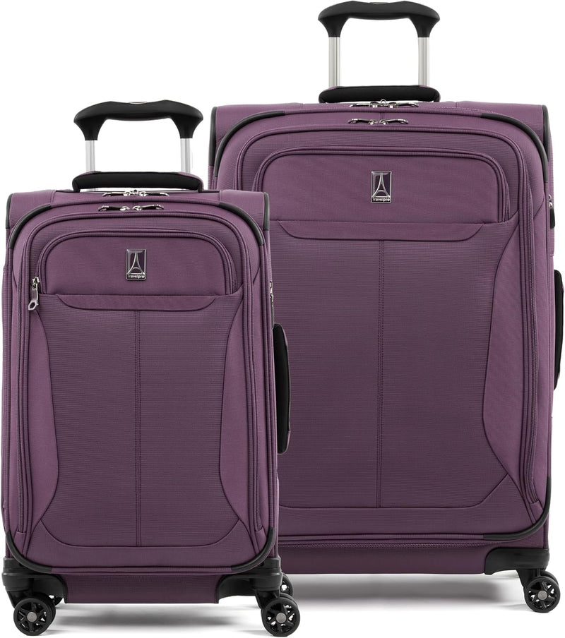 Travelpro Tourlite Softside - Juego de 2 piezas, equipaje expandibl...