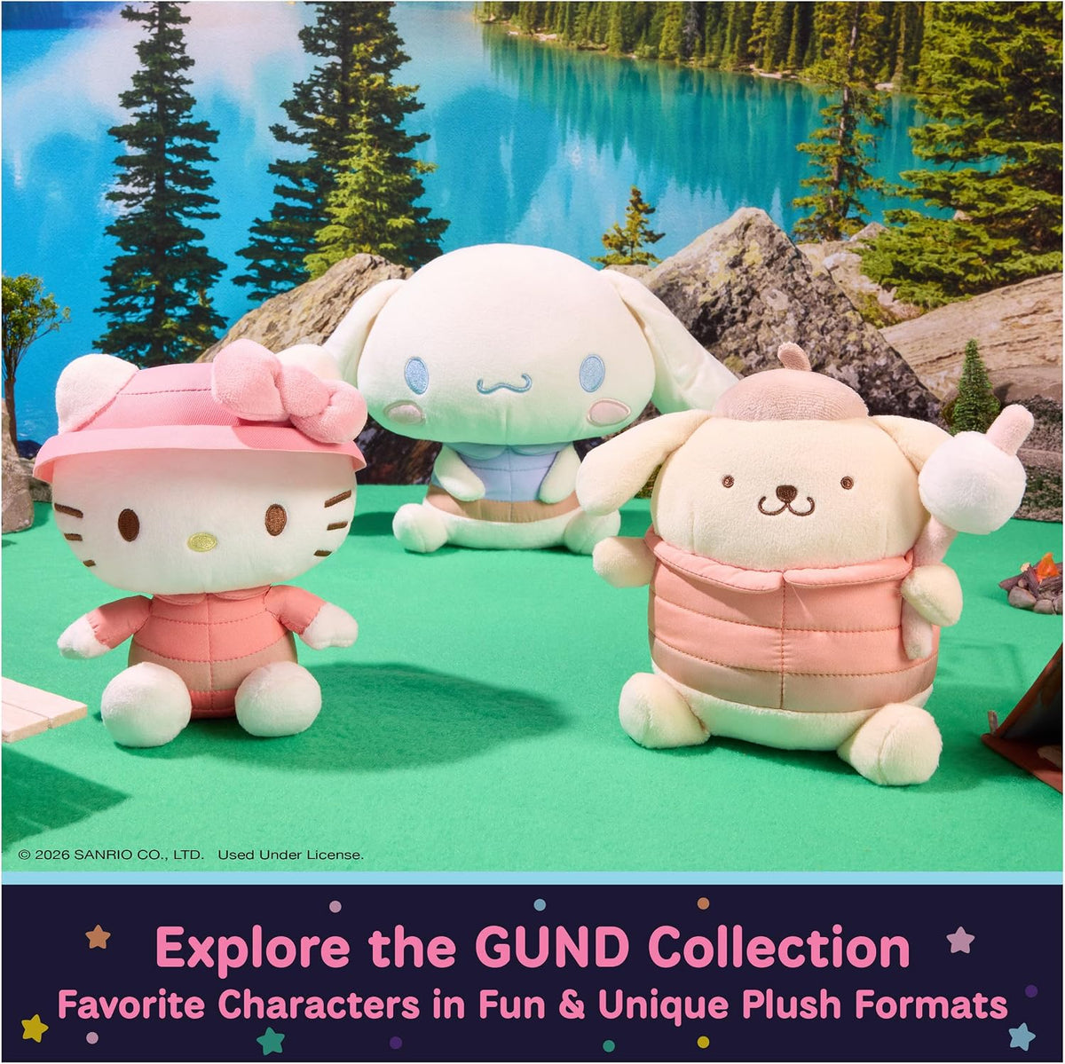 GUND Sanrio Cinnamoroll con sombrero mágico, juguete de peluche de...