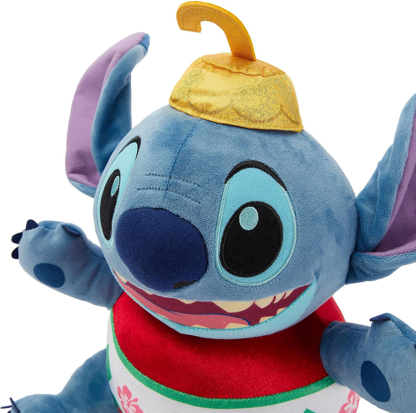 Peluche oficial de Stitch de Disney Store para las fiestas navideña...