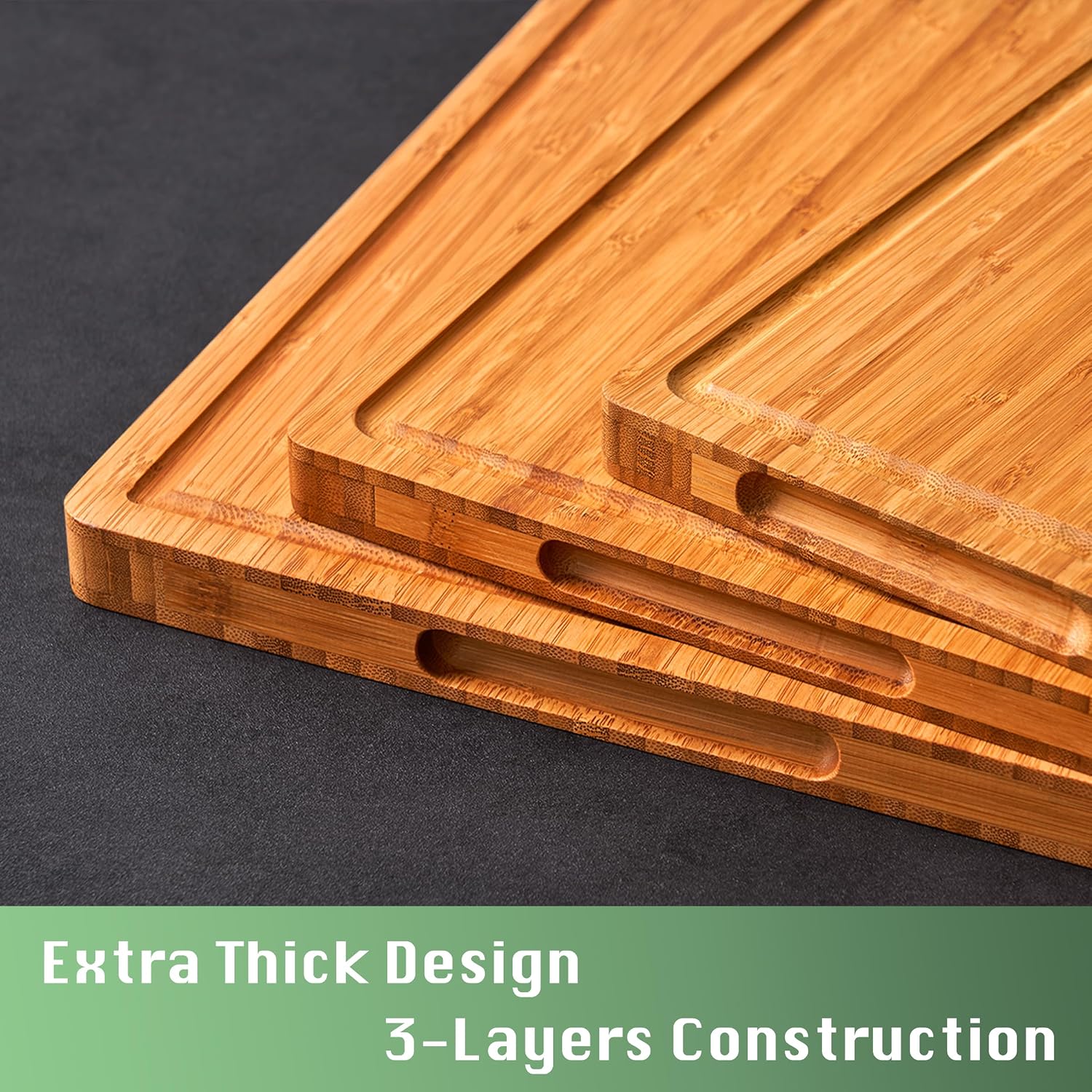 Tabla de cortar grande de madera para cocina, tabla de embutidos de...