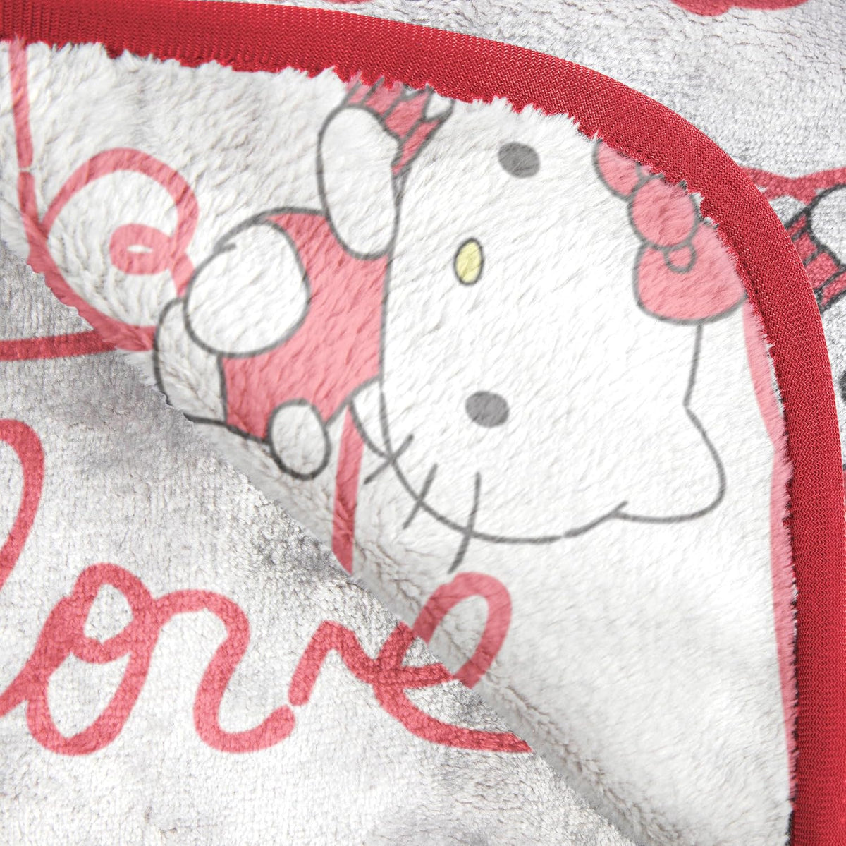 Jay Franco Hello Kitty Lovely Notes - Manta de felpa de 60 x 90 pul...