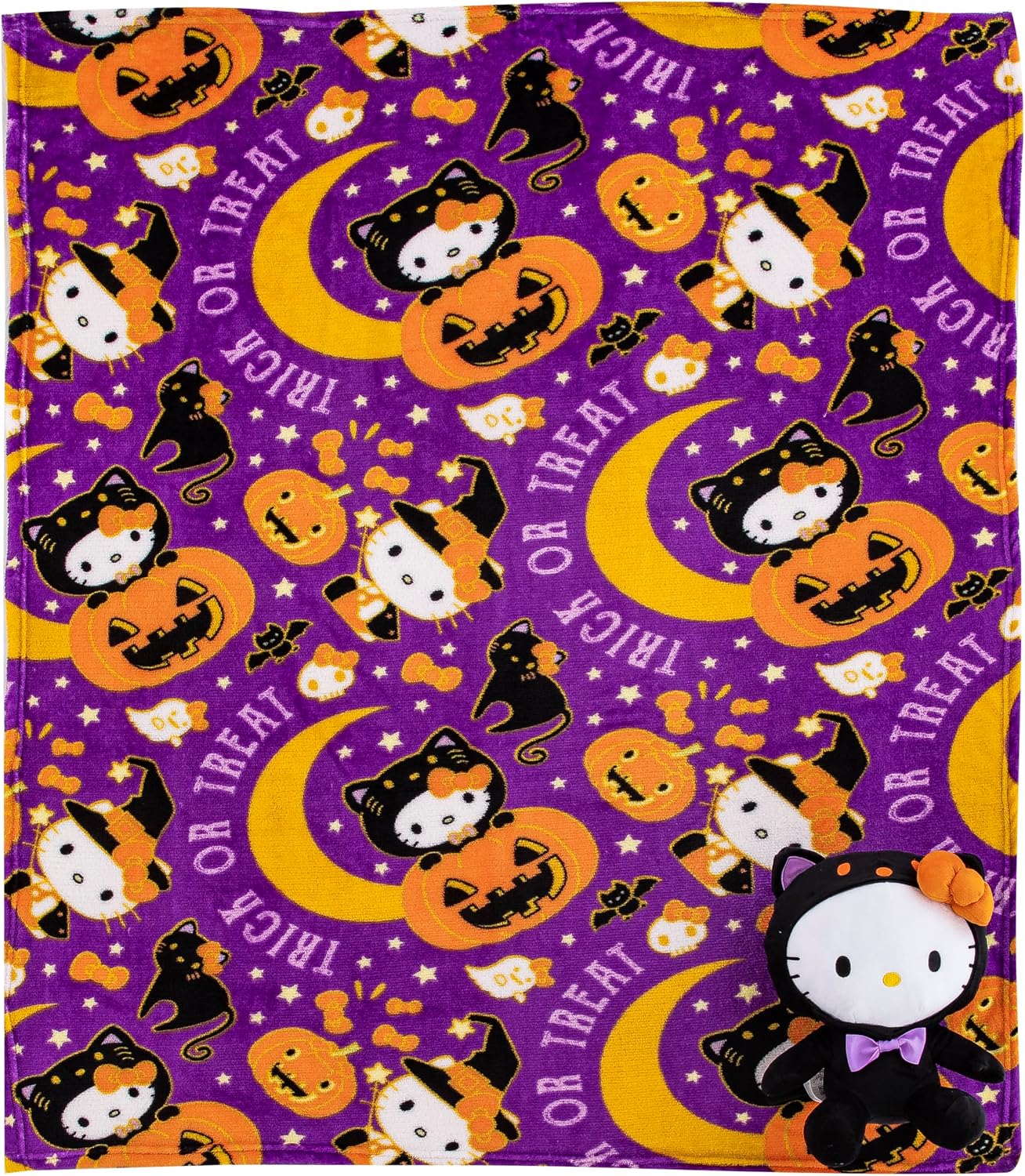 Northwest Hello Kitty Silk Touch con Hugger, Hello Halloween, 50 x...