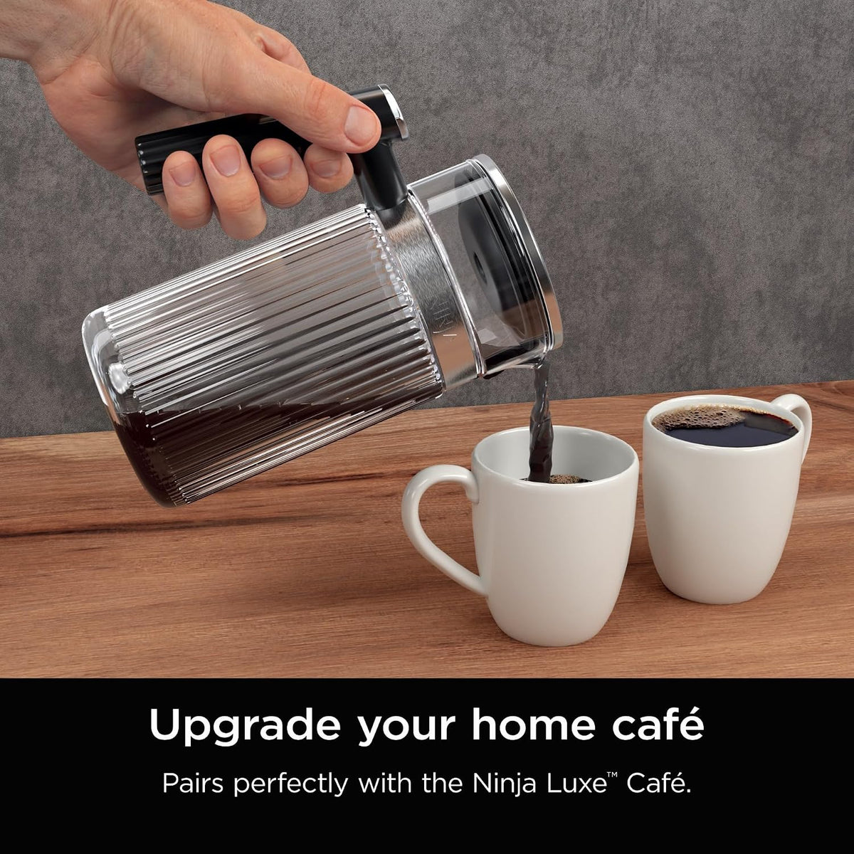 Ninja Luxe Café - Jarra para compartir de 28 onzas, para café expre...
