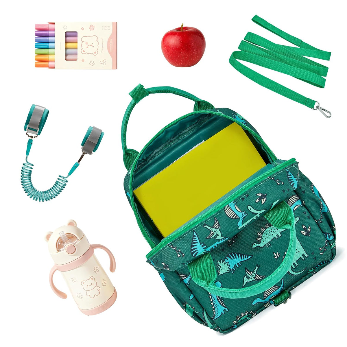 Mochila con correa para niños pequeños con eslabón de muñeca antipé...