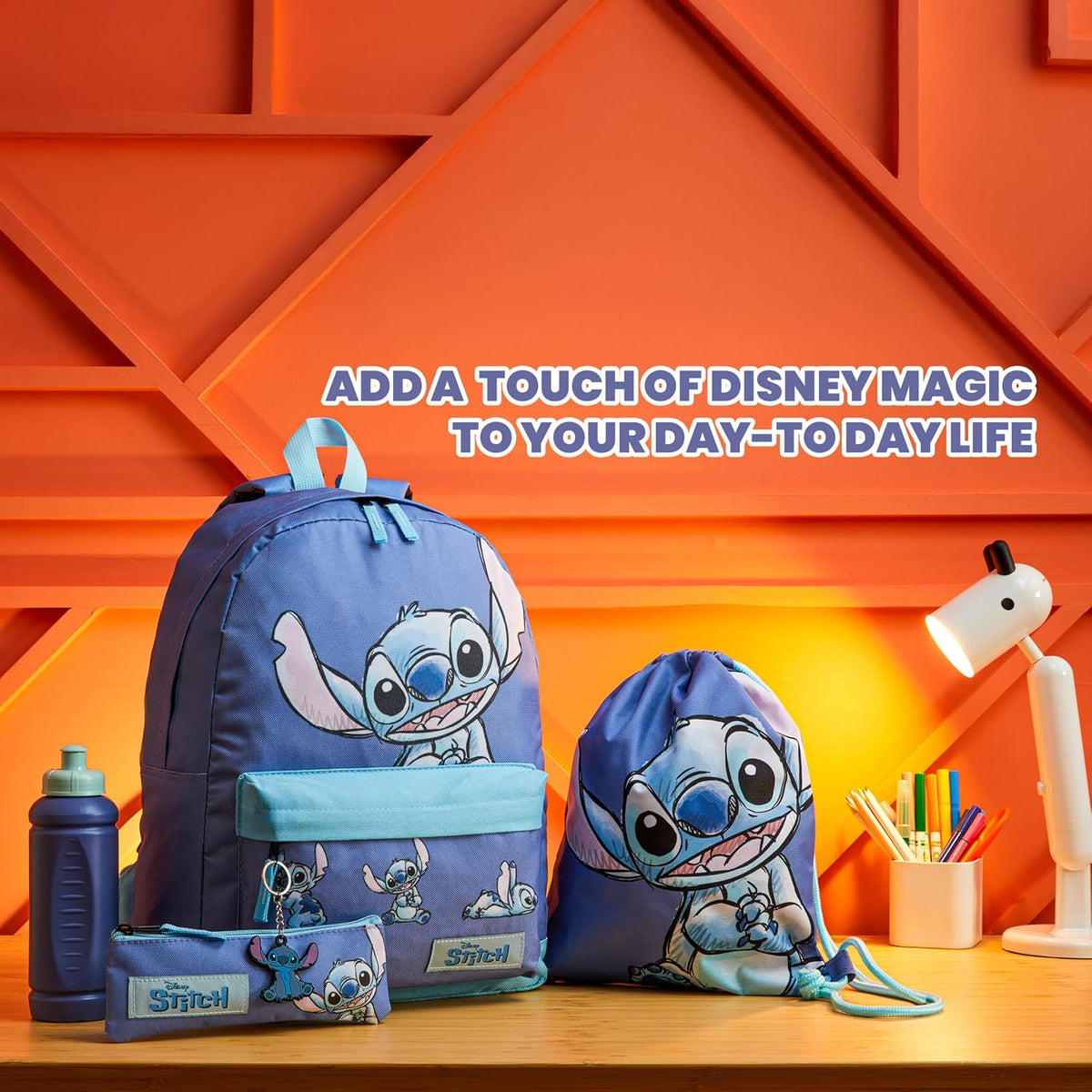 Disney Stitch - Mochila de 5 piezas, regalos para niñas, niños con...