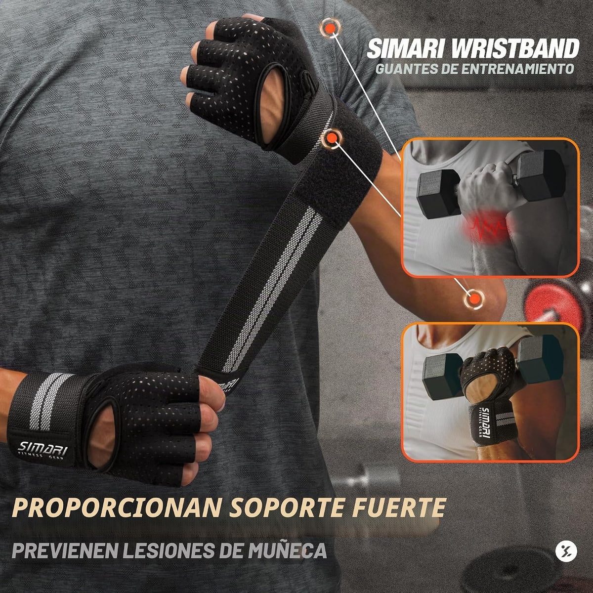 SIMARI Guantes de entrenamiento transpirables para hombres y mujere...