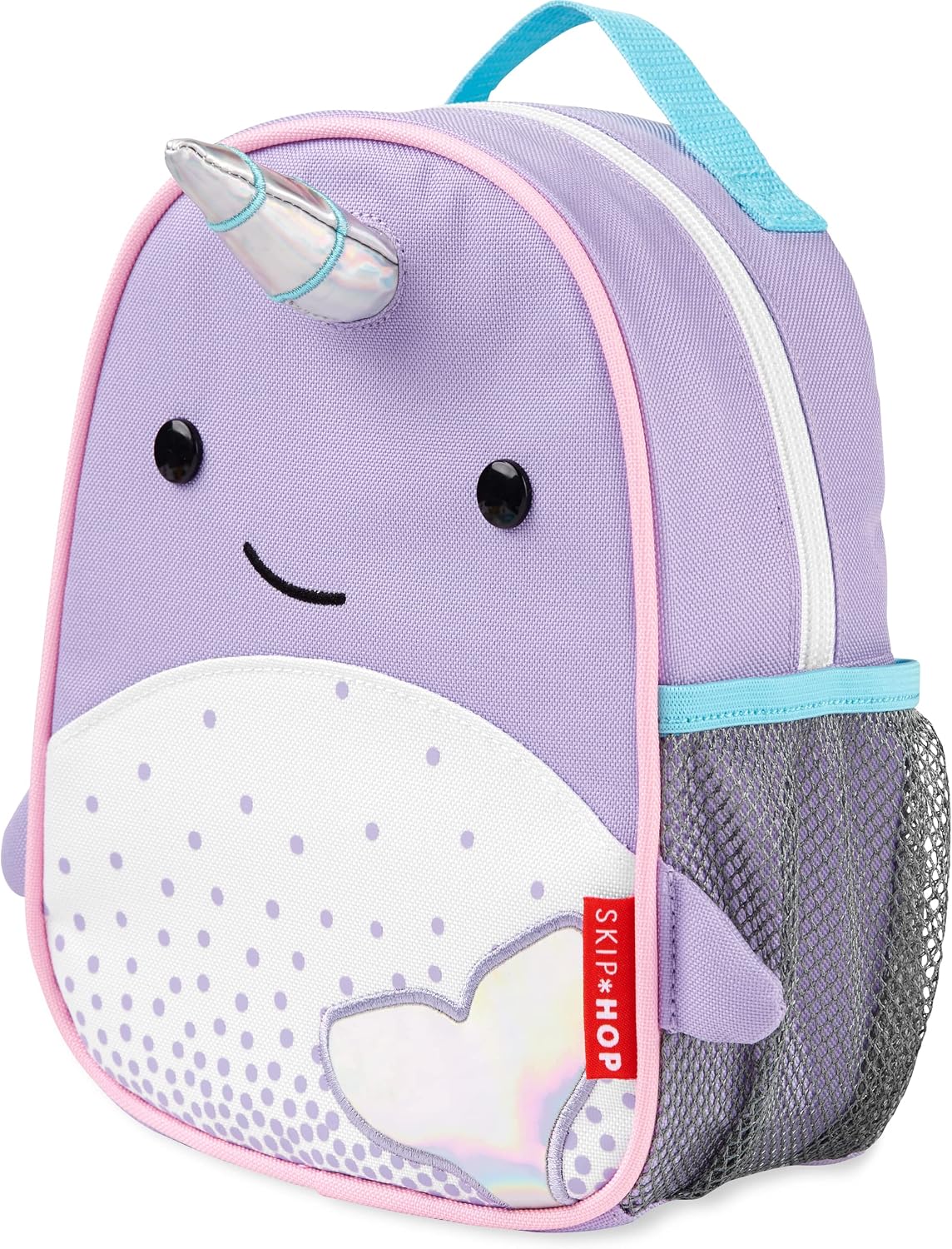 Mochila con correa para niños pequeños Skip Hop, zoológico, narval
