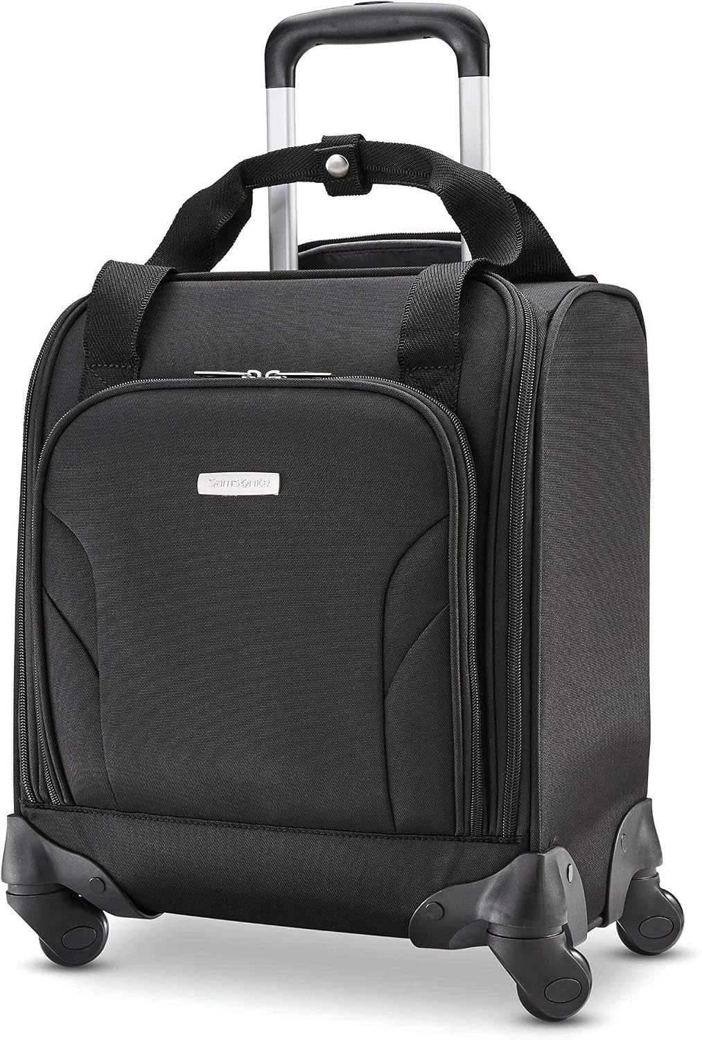 Samsonite Equipaje de mano debajo del asiento con puerto USB, Negro...