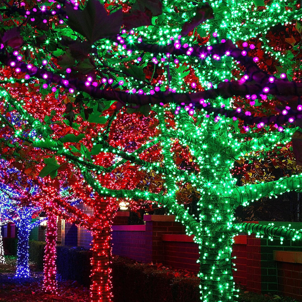 DAZZLE BRIGHT Luces de Cadena LED de Navidad de 300, Luces de Caden...