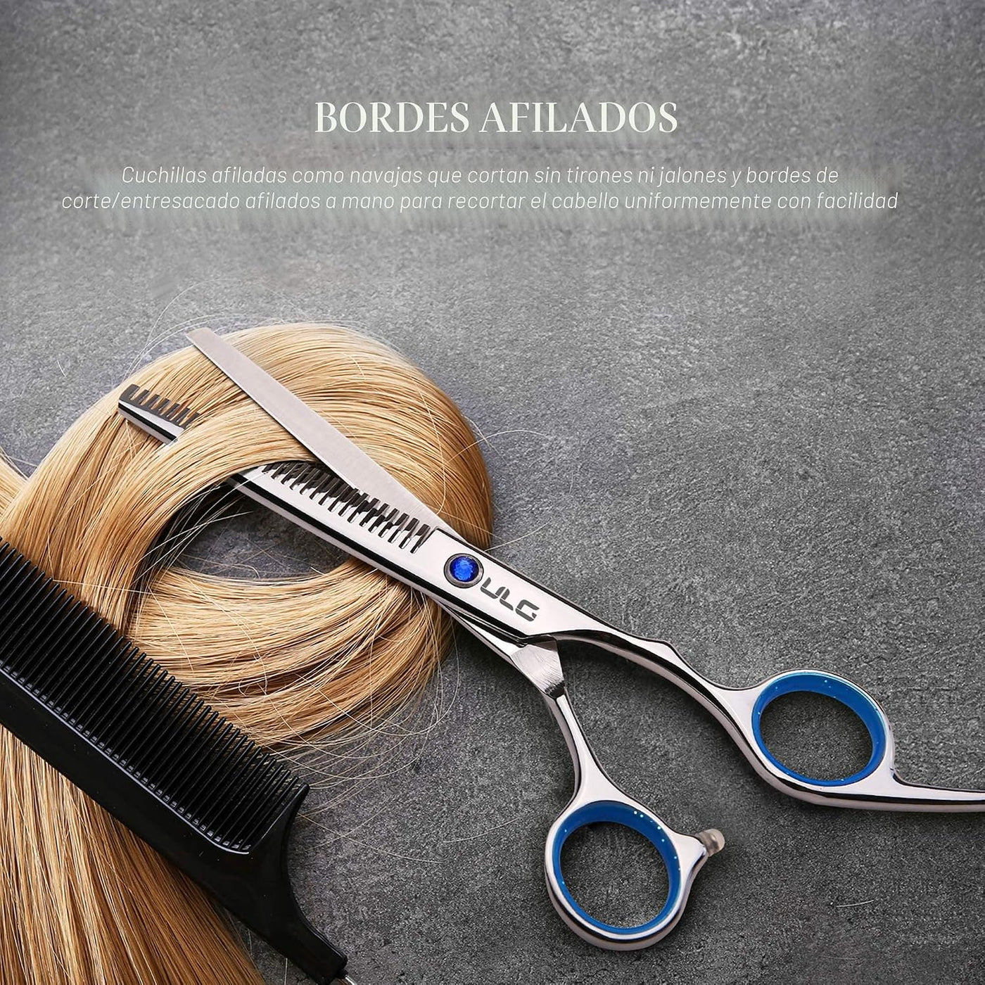 Corte de pelo tijeras de salón de peluquería UlG peluquería tijera...