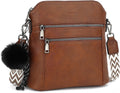 Bolso bandolera TANTOMI para mujer: bolso de mano de piel sintética