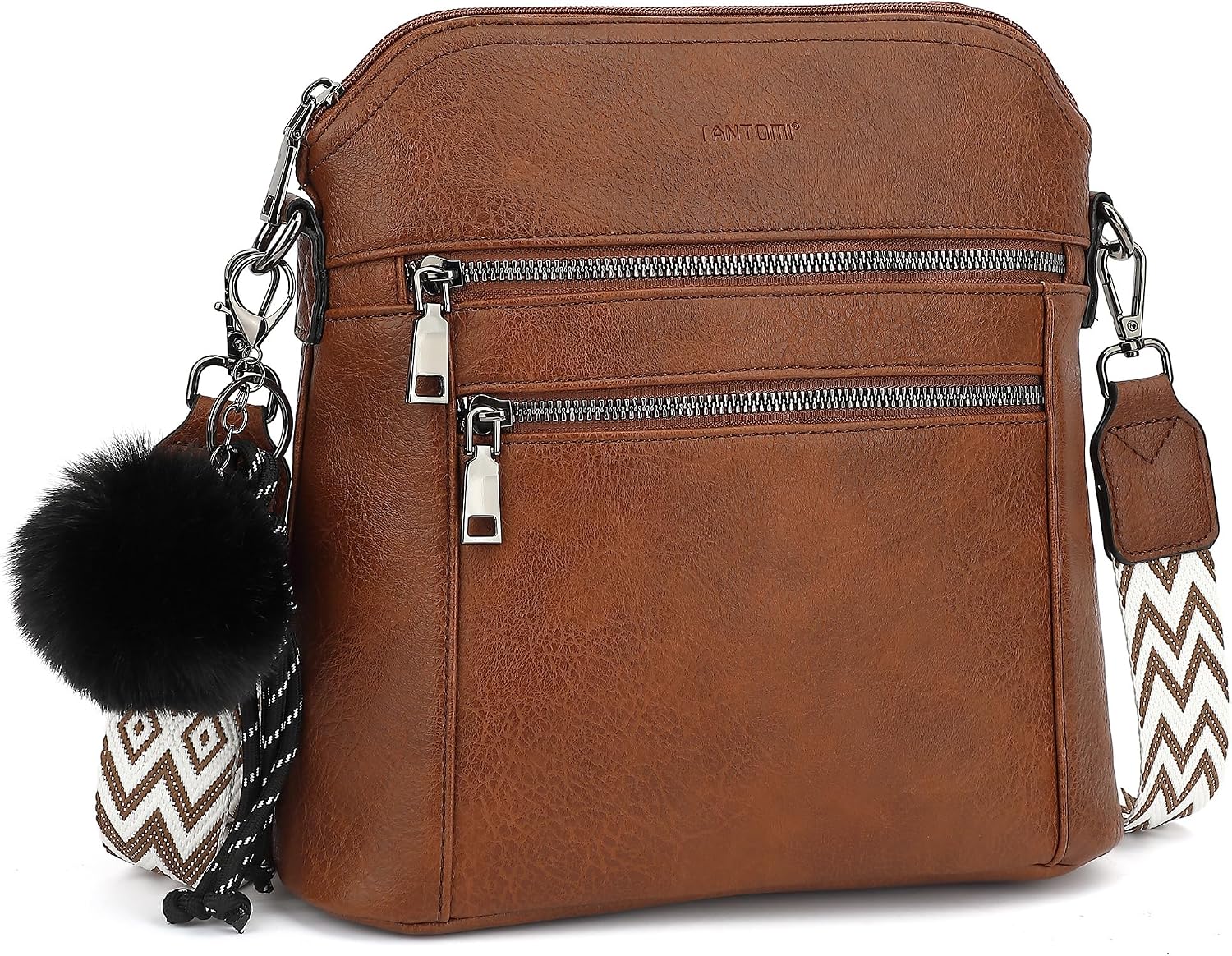 Bolso bandolera TANTOMI para mujer: bolso de mano de piel sintética