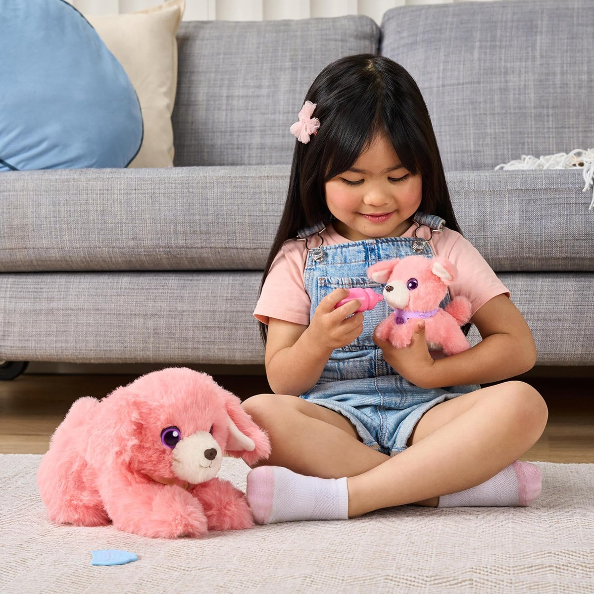 ScruffaLuvs Mom & Baby Scruffs Retriever juguetes de peluche, lavar...