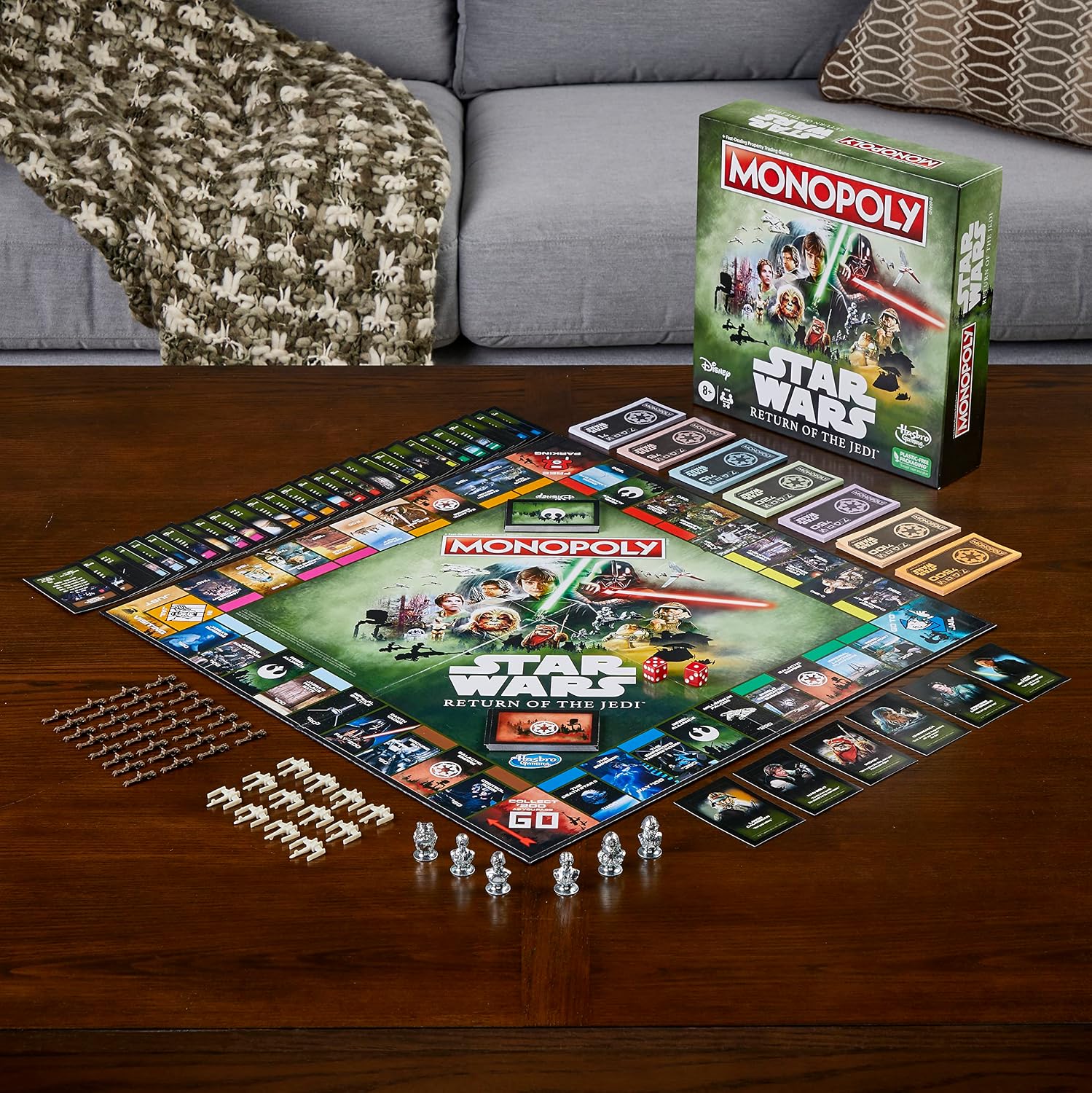 Hasbro Gaming Monopoly: Star Wars Return of The Jedi - Juego de mes...