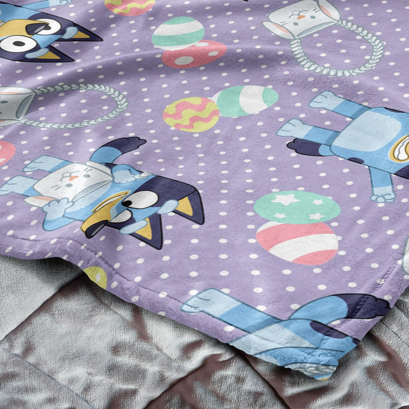 Northwest Bluey Bunny - Manta de gran tamaño de seda táctil, ultras...