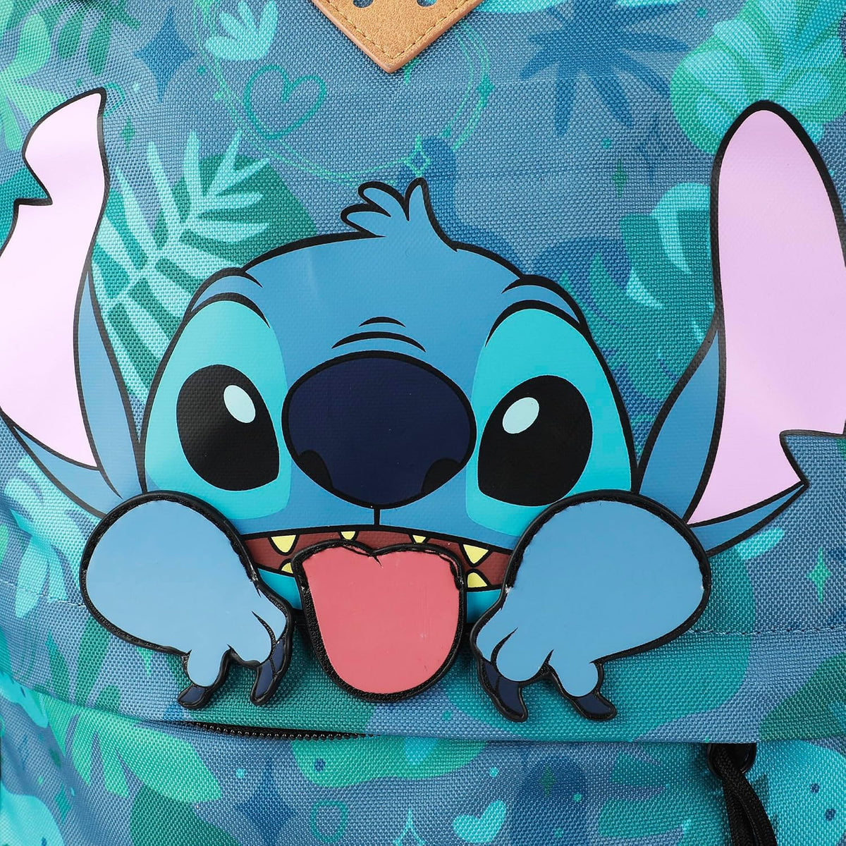 Mochila con capucha Disney Stitch Tropical Print de 17.5"