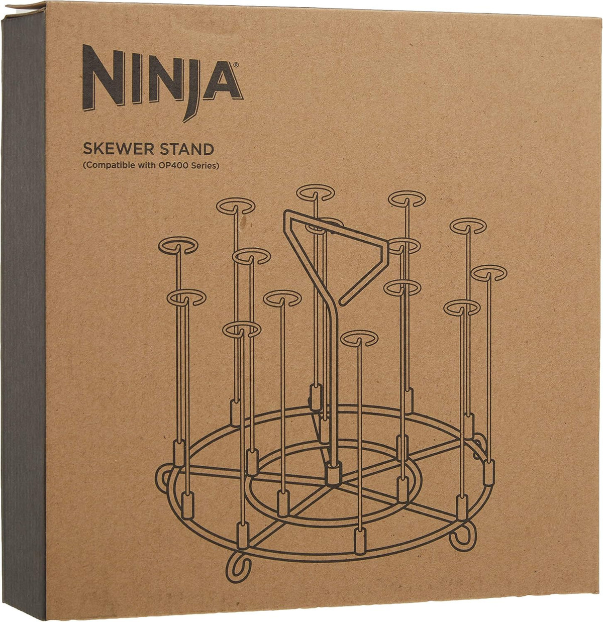 Ninja - AOP103BRN Ninja Foodi - Soporte para brochetas, 1 pieza, ac...