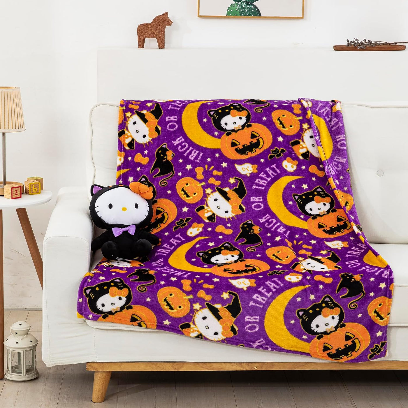 Northwest Hello Kitty Silk Touch con Hugger, Hello Halloween, 50 x...