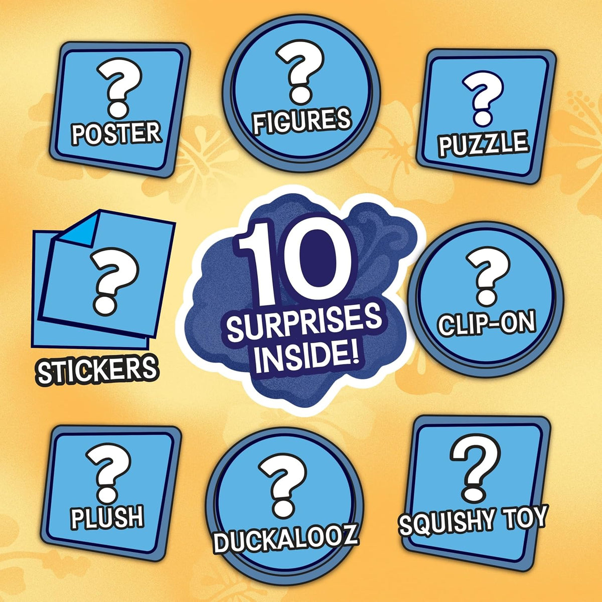 Disney Stitch - Cápsula misteriosa jumbo de 9 pulgadas, incluye fig...