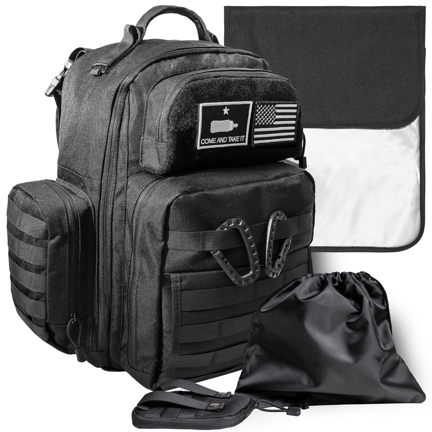 Bolsa de pañales para papá, mochila militar estilo Molle, hecha de...