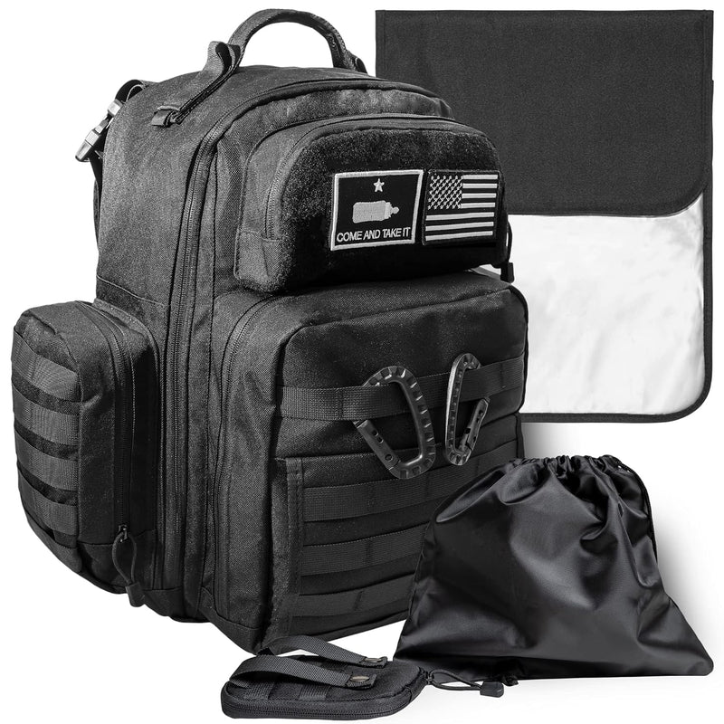 Bolsa de pañales para papá, mochila militar estilo Molle, hecha de...