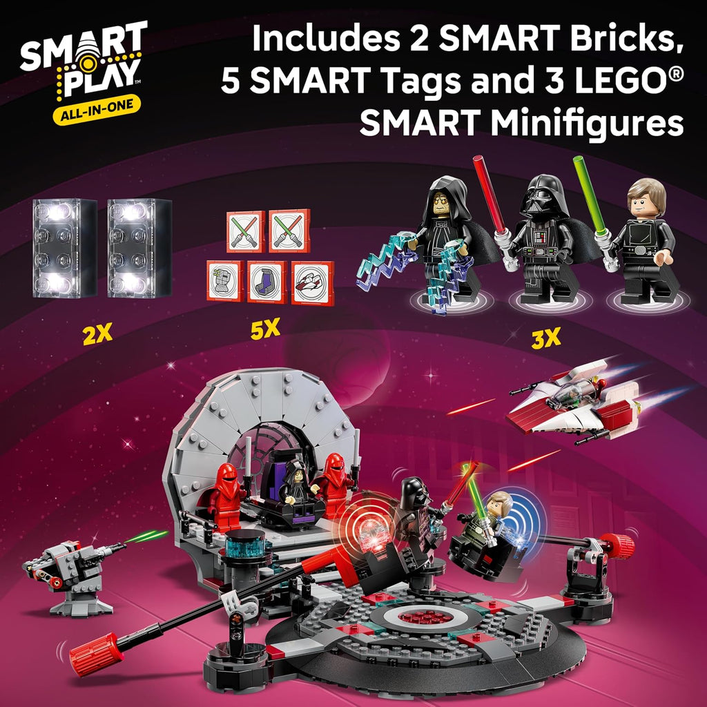 LEGO Star Wars SMART Play: Duelo en la sala del trono y juguete de...