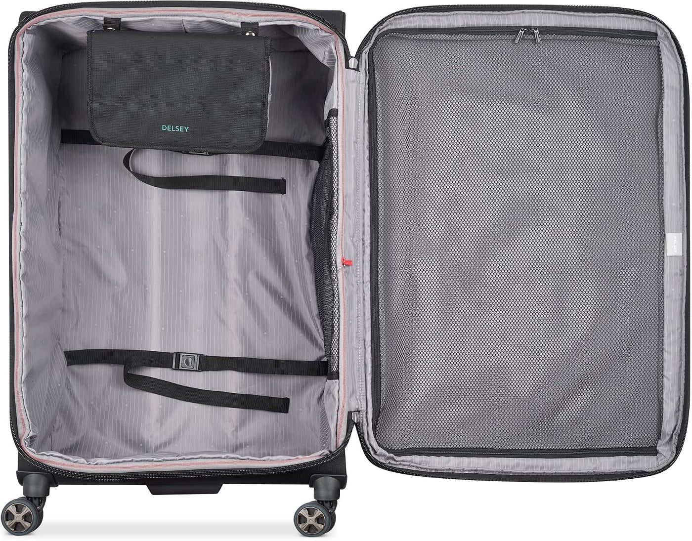 DELSEY PARIS Helium DLX Softside Equipaje Expandible con Ruedas Gir...