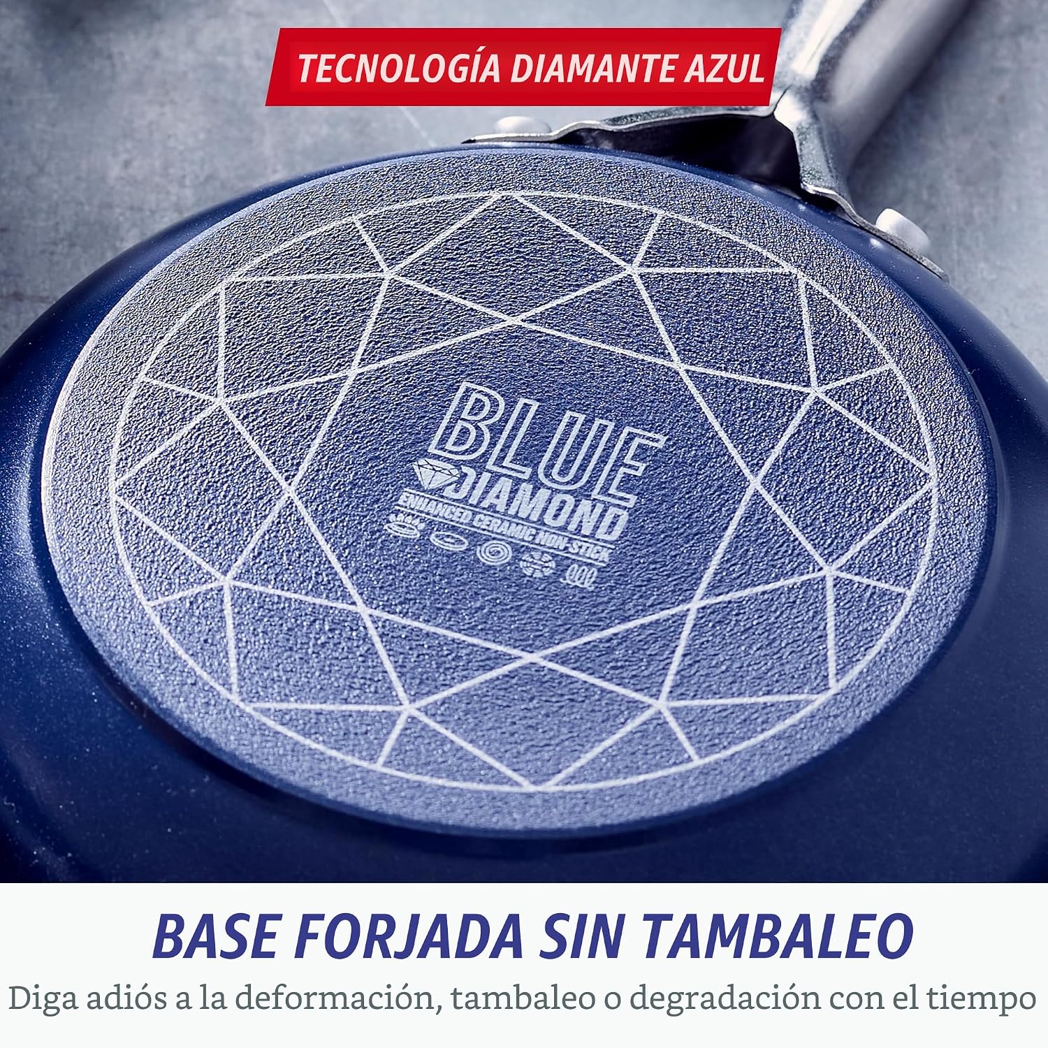 Blue Diamond - Sartén antiadherente de 14 pulgadas, sartén familiar...