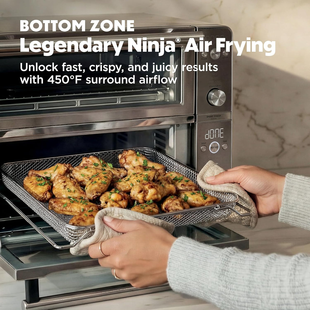 Ninja Horno doble Pro Smart XL, 12 en 1, plateado, DCT821 | Horno s...