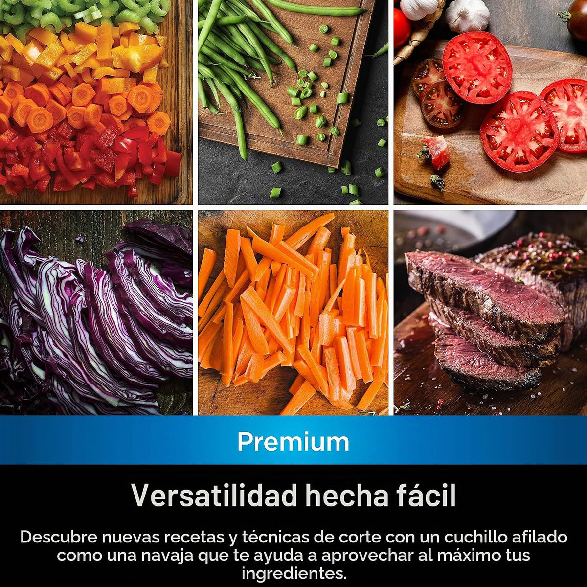 Ninja K30020 Foodi NeverDull System - Cuchillo de chef de 8 pulgada...