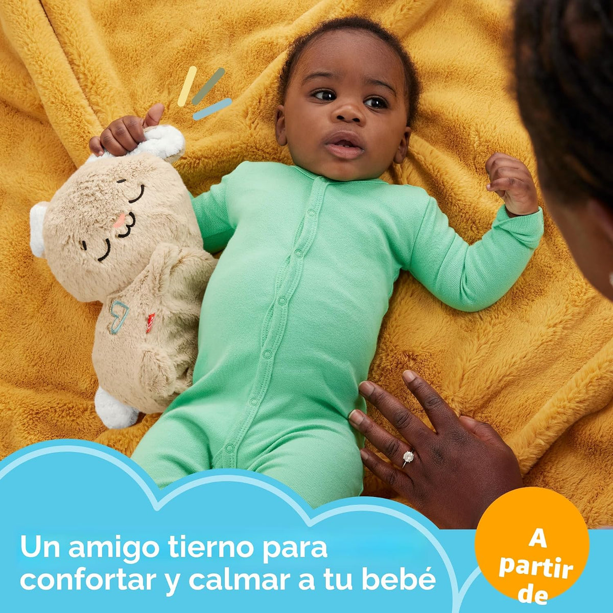 Fisher-Price Baby Sound Machine Soothe &amp; Settle Bunny - Juguete...