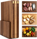 Juego de tablas de cortar libros con soporte de madera para cociner...