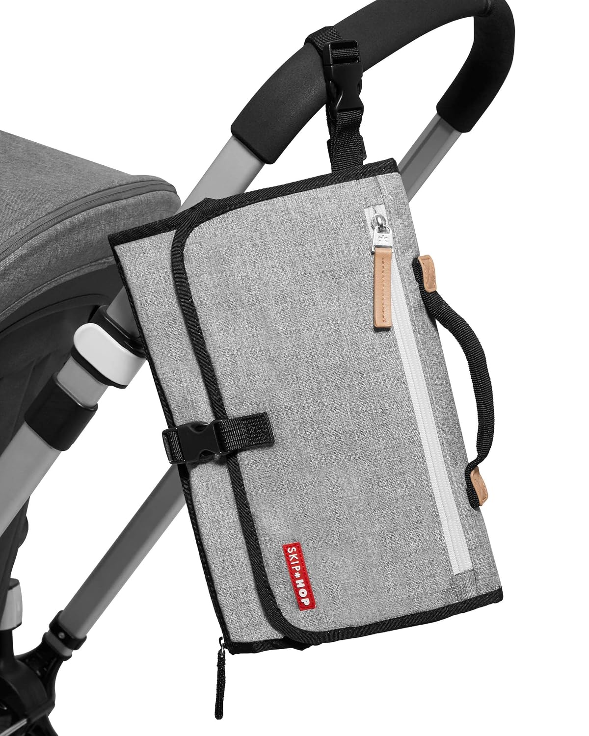 Skip Hop Pronto Almohadilla Cambiadora, Gris Jaspeado, 16 x 3 x 7 p...