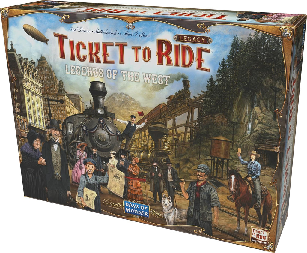 Asmodee Ticket to Ride Legacy: Legends of The West Juego de mesa -...