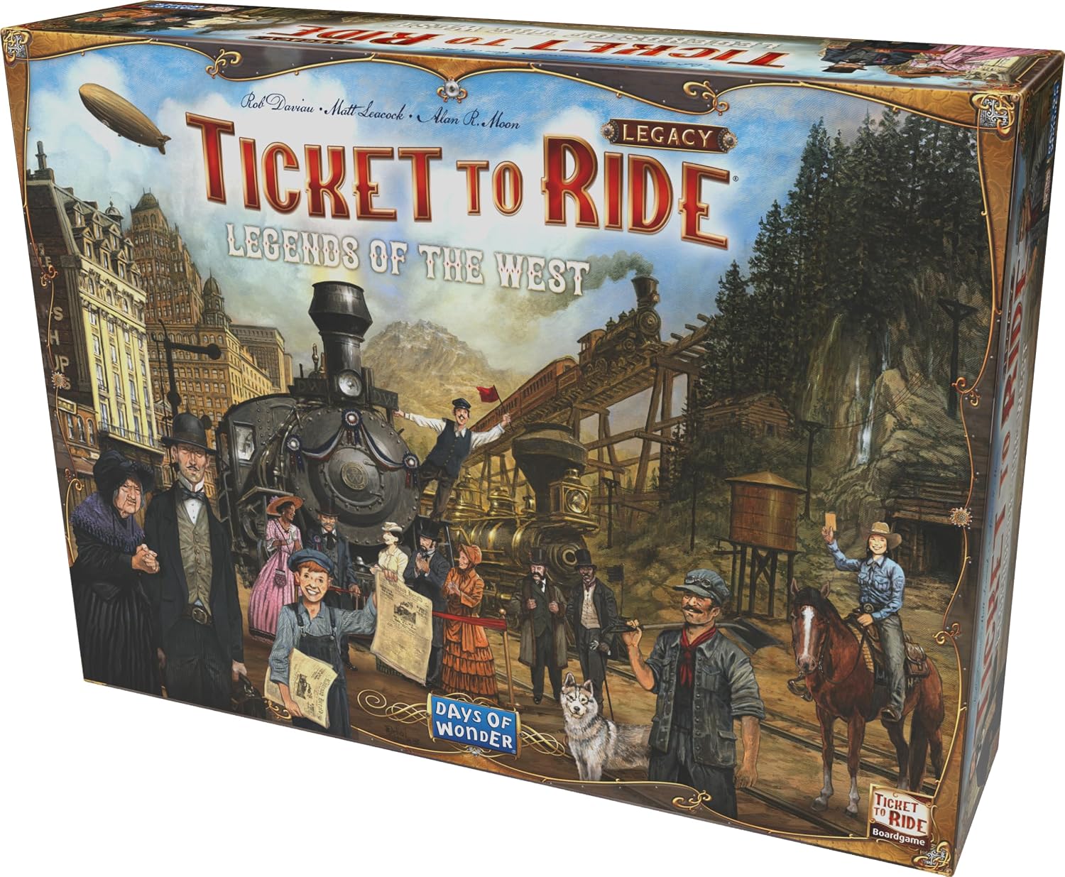 Asmodee Ticket to Ride Legacy: Legends of The West Juego de mesa -...