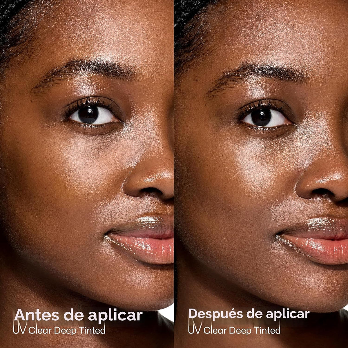 Protector solar facial transparente UV EltaMD con óxido de zinc, si...