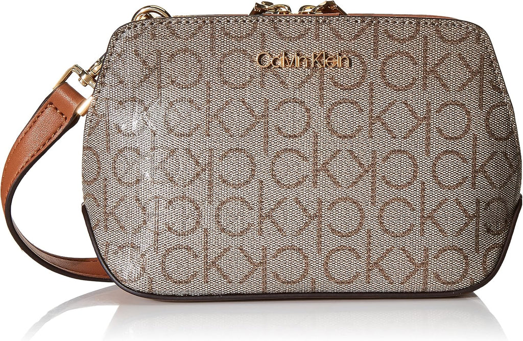 Calvin Klein Lucy - Bandolera cruzada con triple compartimento para mujer