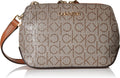 Calvin Klein Lucy - Bandolera cruzada con triple compartimento para mujer