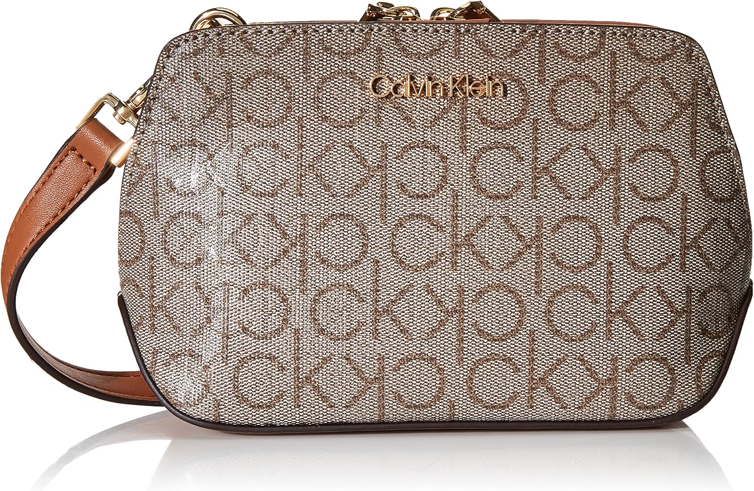 Calvin Klein Lucy - Bandolera cruzada con triple compartimento para mujer