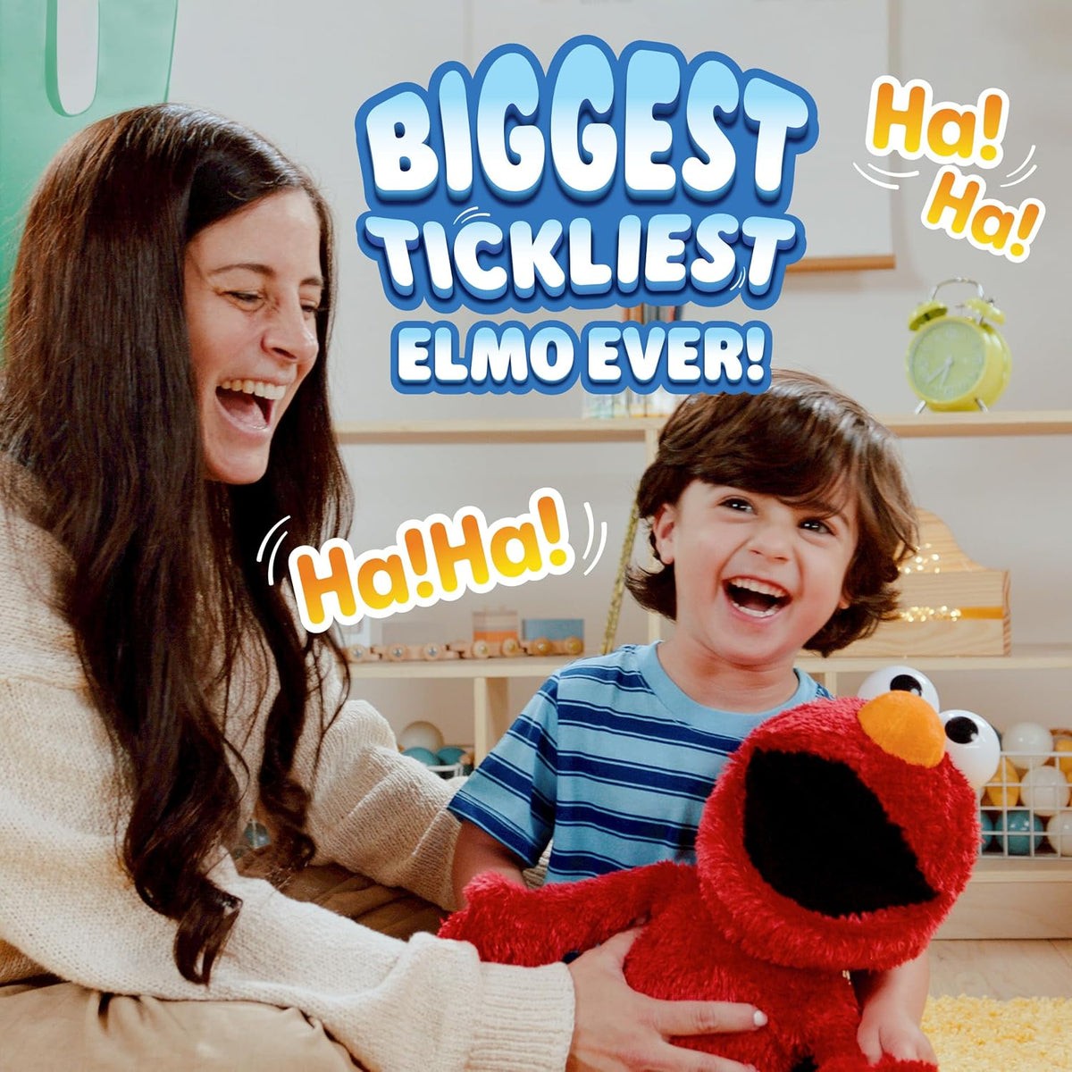 Juguete de peluche interactivo de Barrio Sésamo Tickle Me Elmo Gigg...