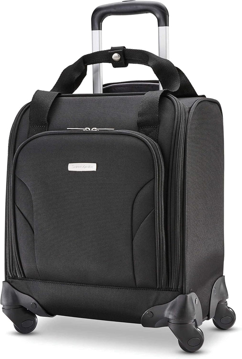Samsonite Equipaje de mano debajo del asiento con puerto USB, Negro...