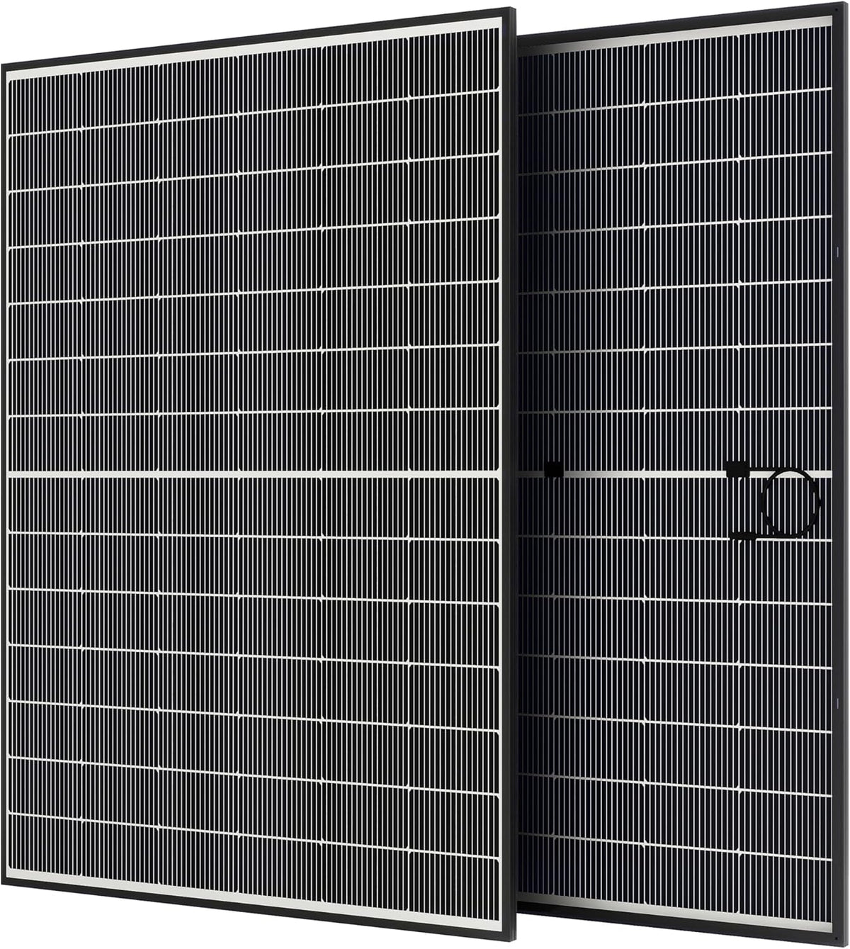 Xilanseek Panel solar bifacial de 400 W, kit de panel solar monocri...