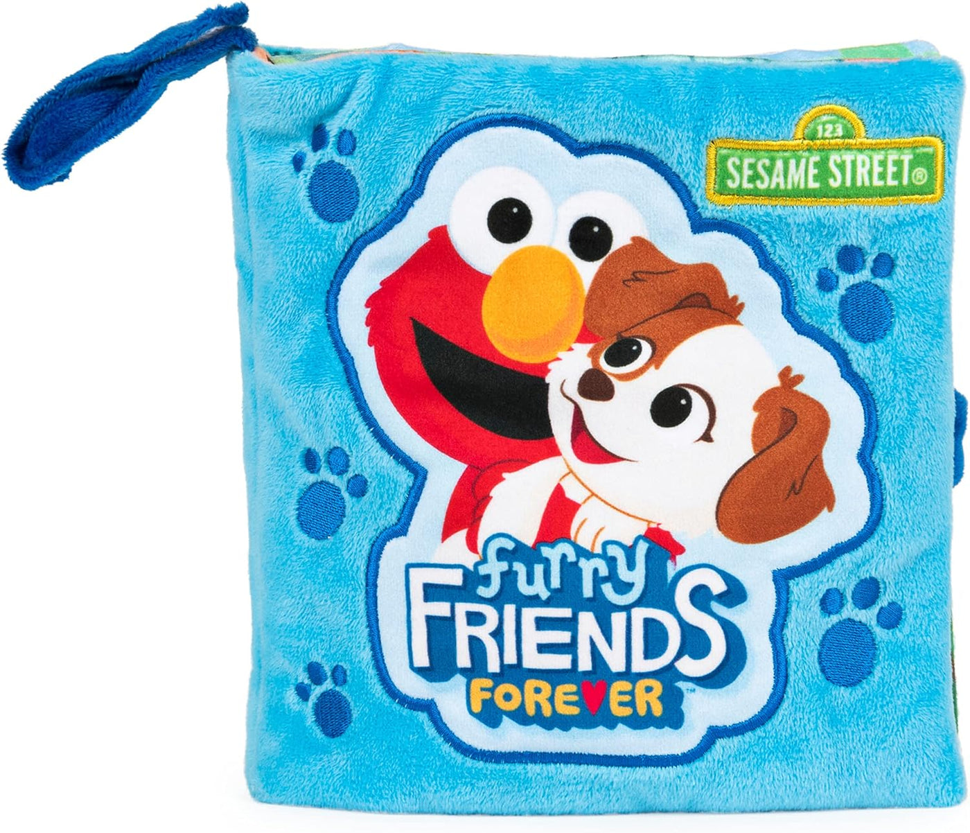 GUND Sesame Street Furry Friends Forever Soft Book juguete sensoria...