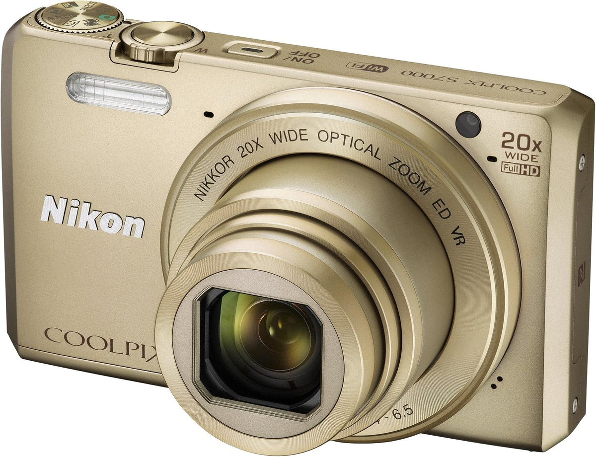 Nikon COOLPIX S7000 Cámara digital (dorado) - Versión internacional...