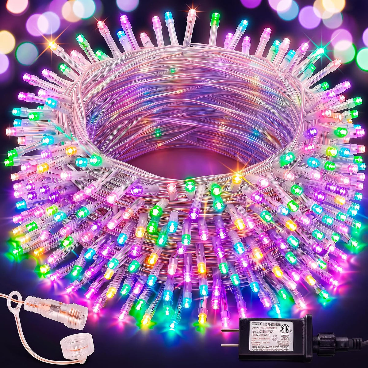 Dazzle Bright Guirnalda de 300 luces LED de Pascua, 100 pies, color...