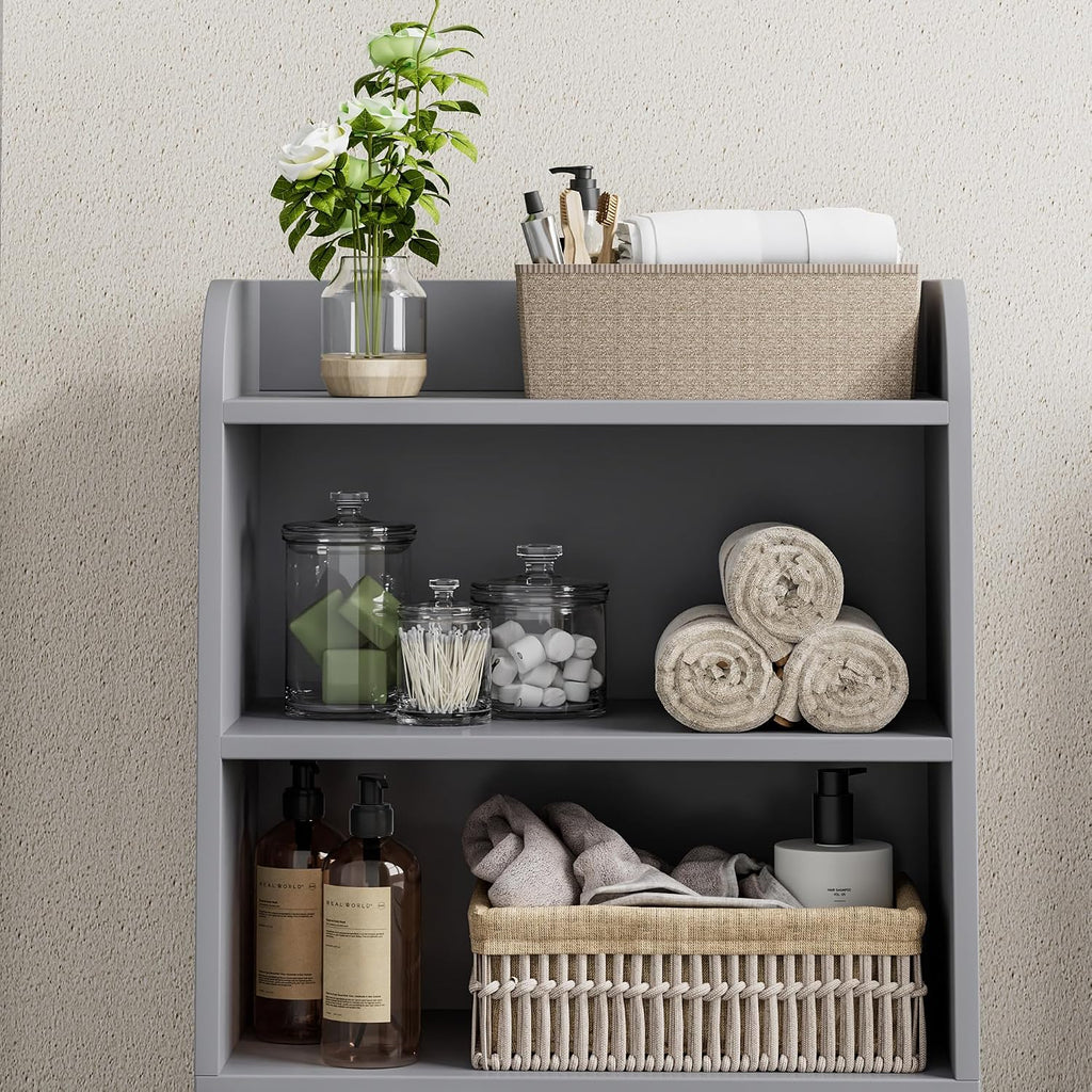 Homhedy Armario de almacenamiento de baño pequeño, almacenamiento i...