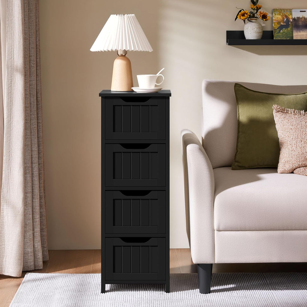Yaheetech Gabinete de almacenamiento para baño, 12 pulgadas de anch...
