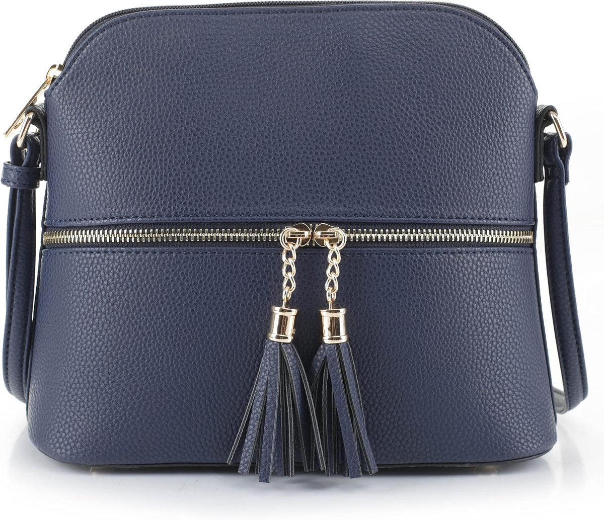 SG SUGU - Bolsa cruzada Lunar ligera y de tamaño mediano, forma de...