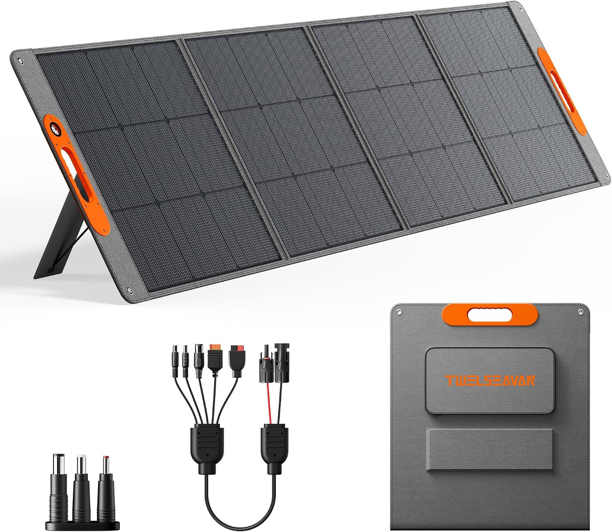 Panel solar portátil de 280W, impermeable HPBC IP65 para RV al aire...